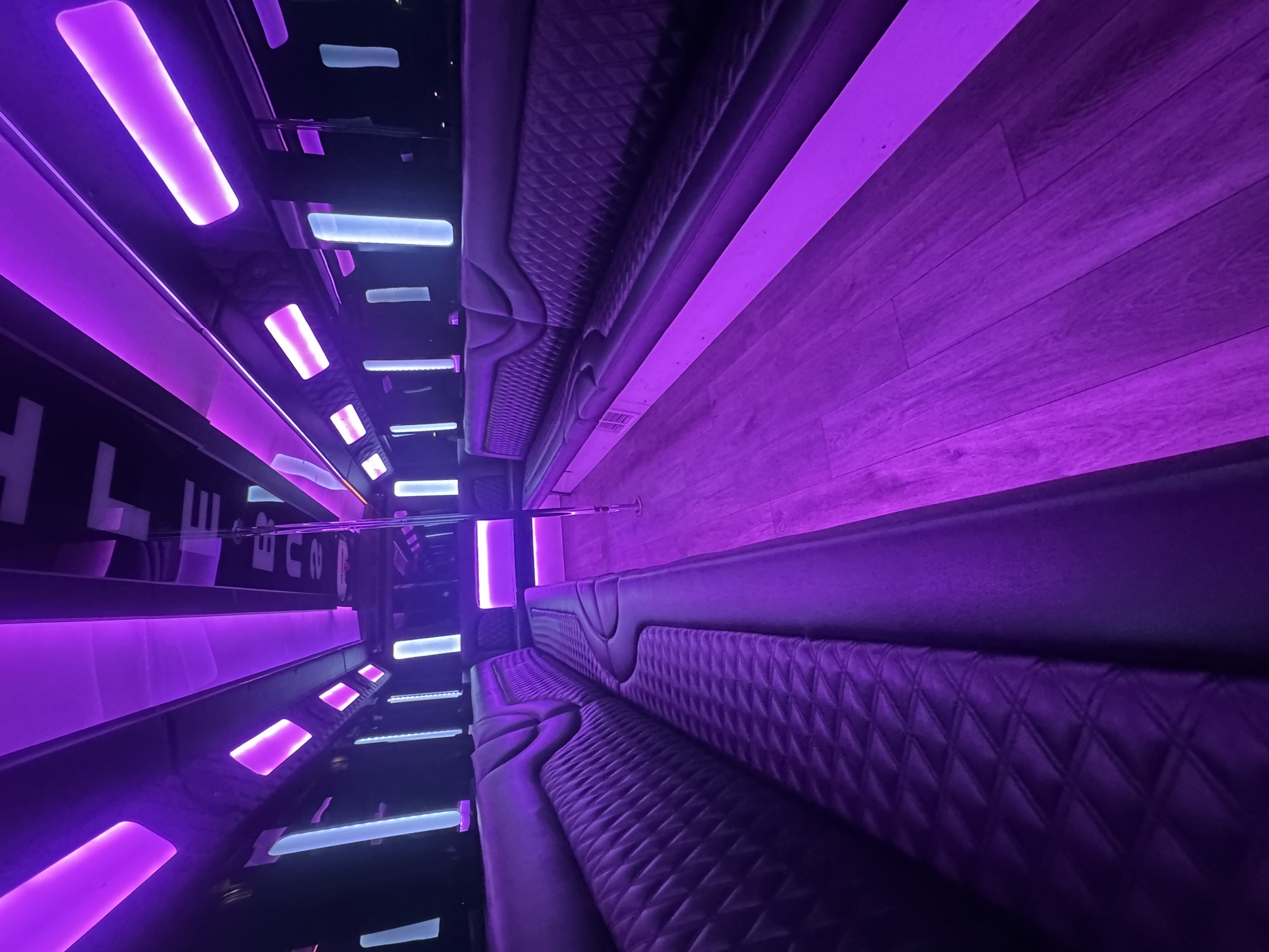 Executive Party Bus Interior
