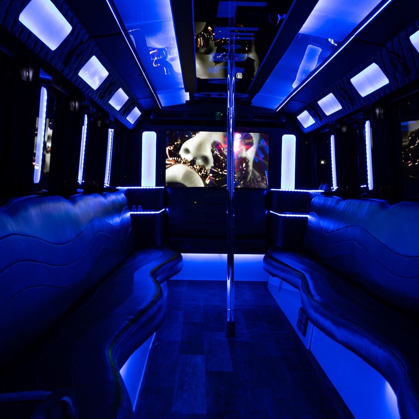Luxury Party Bus Interior